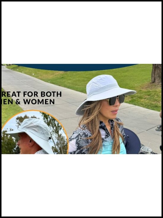 UPF 50+ Sun Hat with Neck Coverage, Foldable for Travel main image 4
